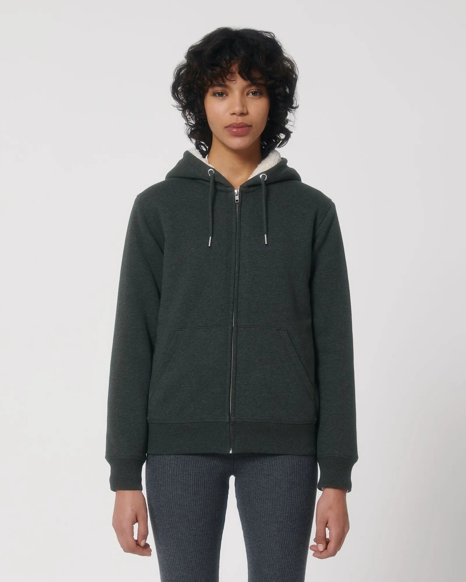 Sweatshirt zippbar Bio-Baumwolle Stanley/Stella Hygger zum Personalisieren - 21