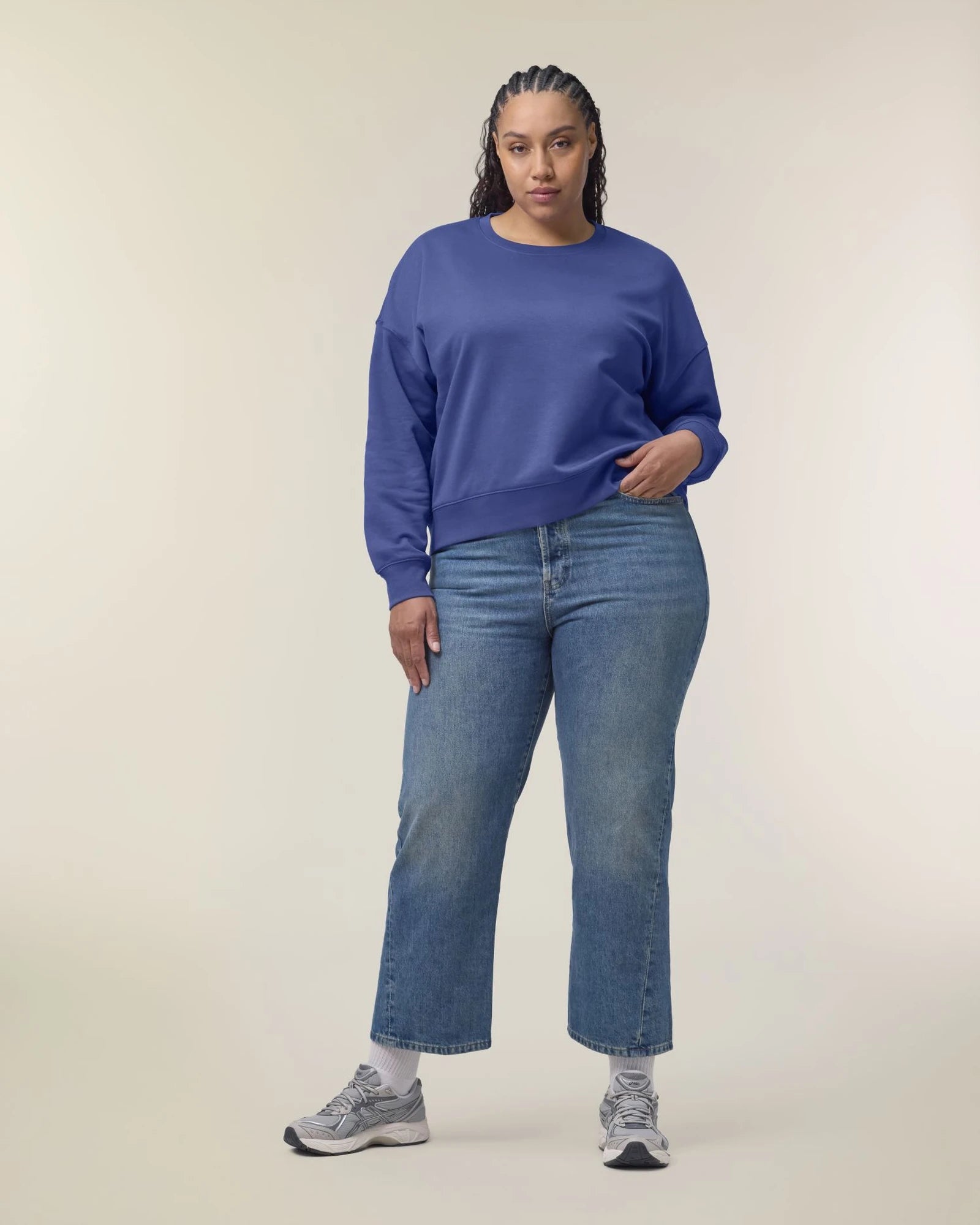 Sweatshirt Bio-Baumwolle Stanley/Stella Alma zum Personalisieren - Dämmerung
