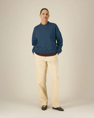 Sweatshirt Bio-Baumwolle Stanley/Stella Alma zum Personalisieren - Tiefes Teal