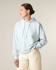 Hoodie Bio-Baumwolle Stanley/Stella Nora zum Personalisieren - Blaues Eis