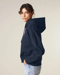 Hoodie Bio-Baumwolle Stanley/Stella Nora zum Personalisieren - Französische Marine
