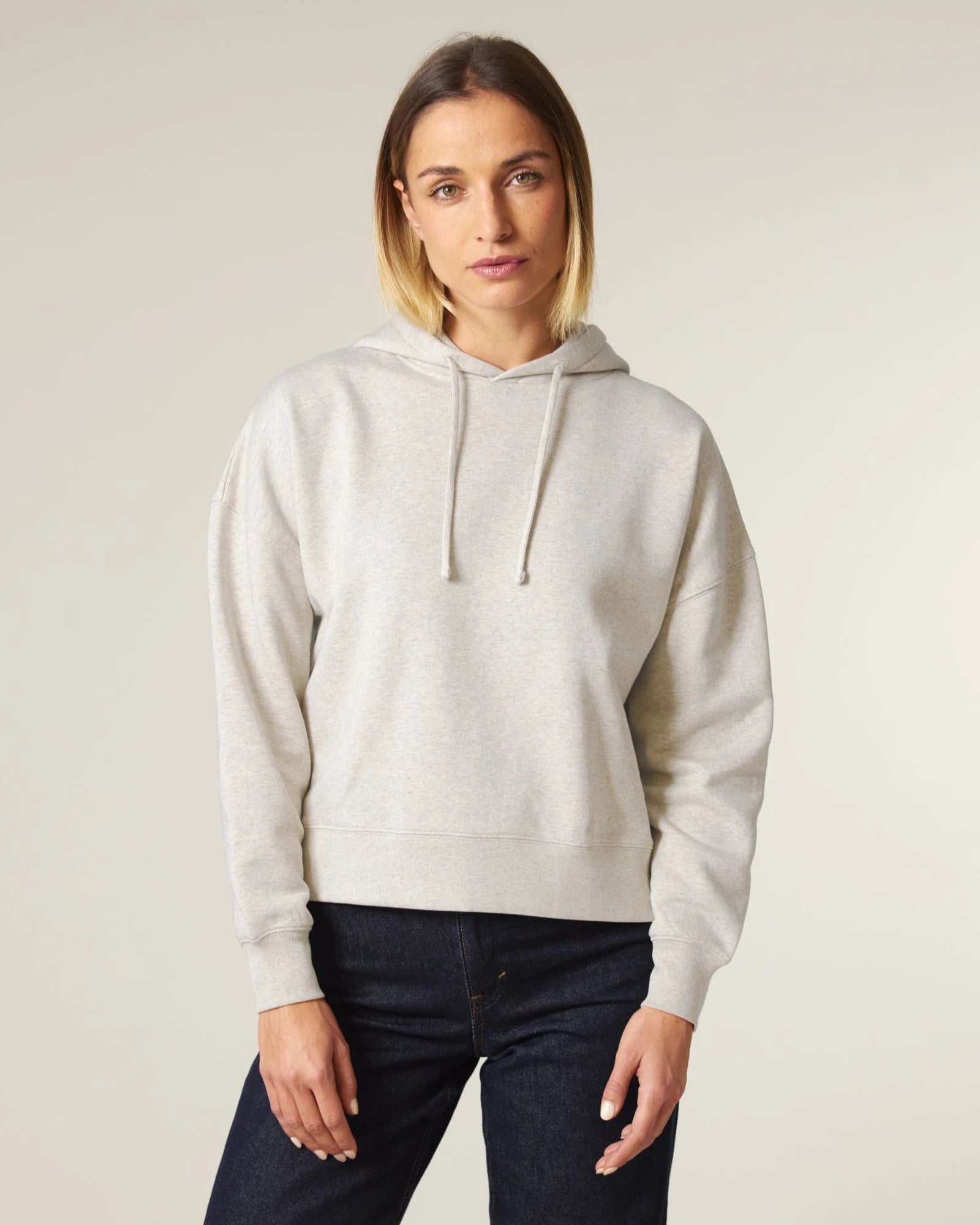 Hoodie Bio-Baumwolle Stanley/Stella Nora zum Personalisieren - Heather Haze
