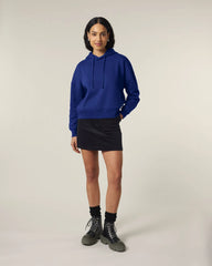 Hoodie Bio-Baumwolle Stanley/Stella Nora zum Personalisieren - Arbeiter Blau
