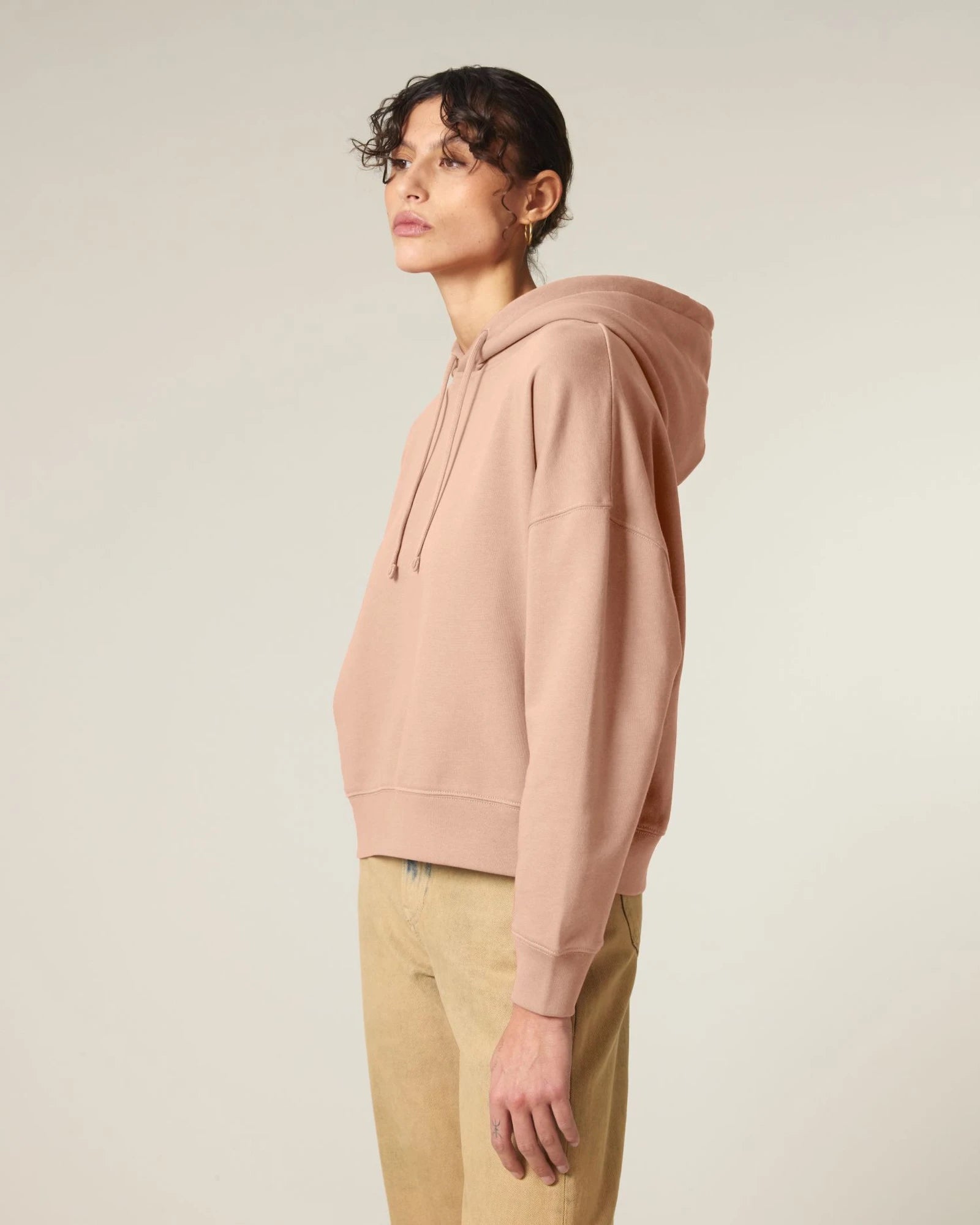 Hoodie Bio-Baumwolle Stanley/Stella Nora zum Personalisieren - Frisches Pfirsich
