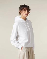 Hoodie Bio-Baumwolle Stanley/Stella Nora zum Personalisieren - Weiß