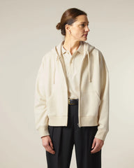 Sweatshirt zippbar Bio-Baumwolle Stanley/Stella Ida zum Personalisieren - Naturroh