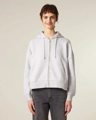 Sweatshirt zippbar Bio-Baumwolle Stanley/Stella Ida zum Personalisieren - 8