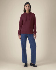 Sweatshirt recycelt Damen Gamechanger zum Personalisieren - Bordeaux