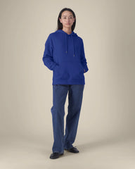 Sweatshirt recycelt Damen Gamechanger zum Personalisieren - Arbeiter Blau