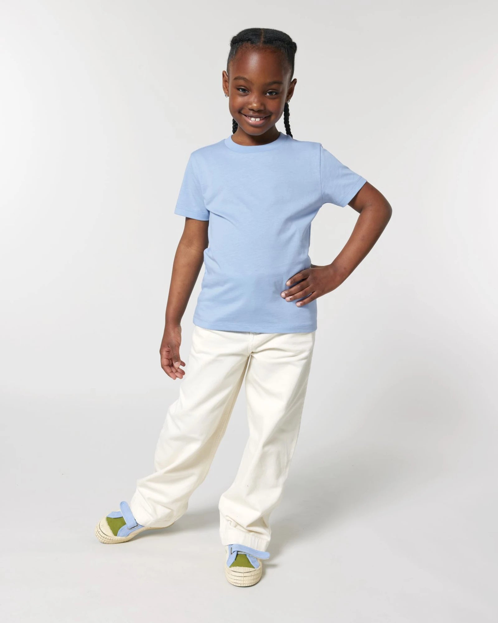 T-Shirt Kinder Bio-Baumwolle Stanley/Stella Mini Creator zum Personalisieren - Blaue Seele