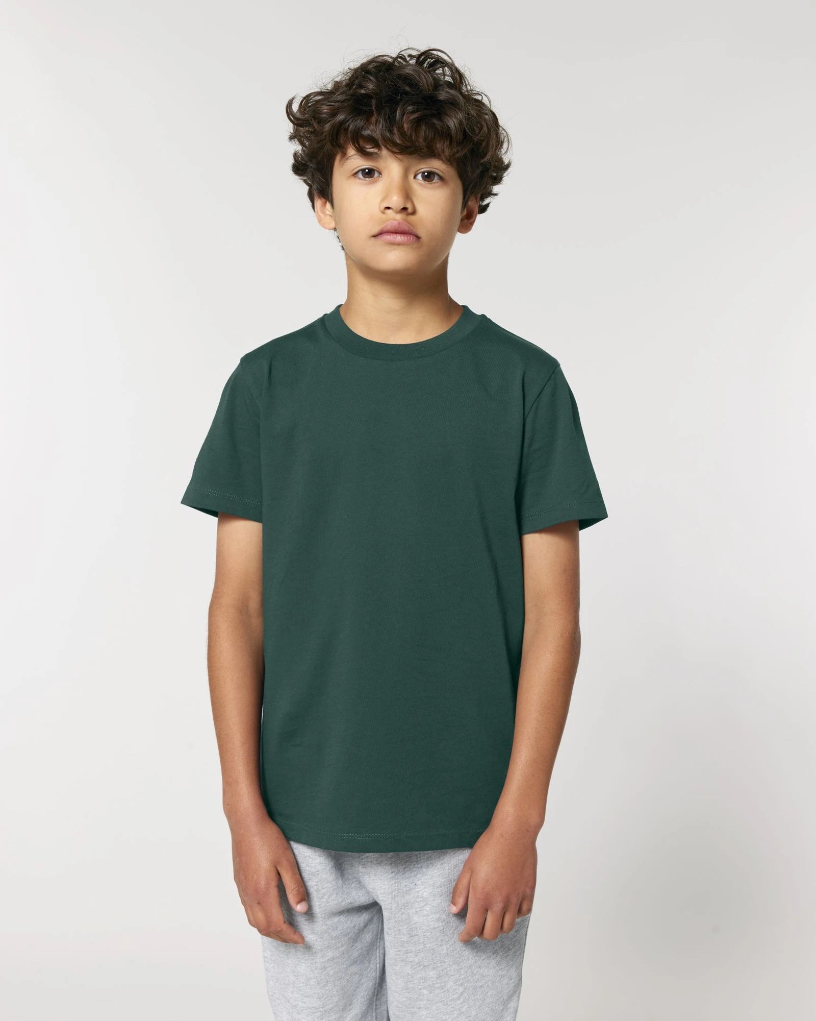 T-Shirt Kinder Bio-Baumwolle Stanley/Stella Mini Creator zum Personalisieren - Glasiertes Grün