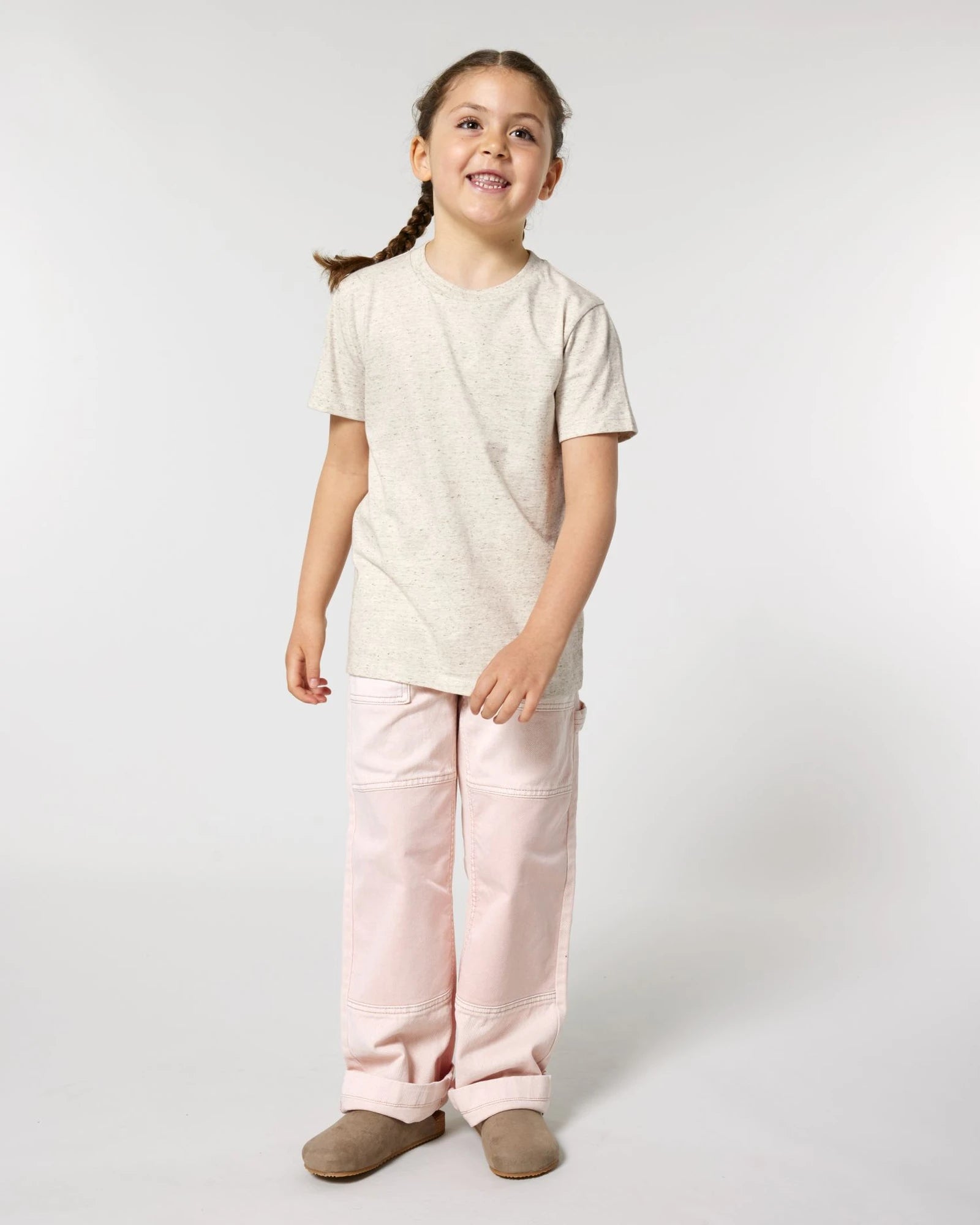 T-Shirt Kinder Bio-Baumwolle Stanley/Stella Mini Creator zum Personalisieren - Öko-Melange