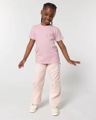 T-Shirt Kinder Bio-Baumwolle Stanley/Stella Mini Creator zum Personalisieren - Baumwollrosa