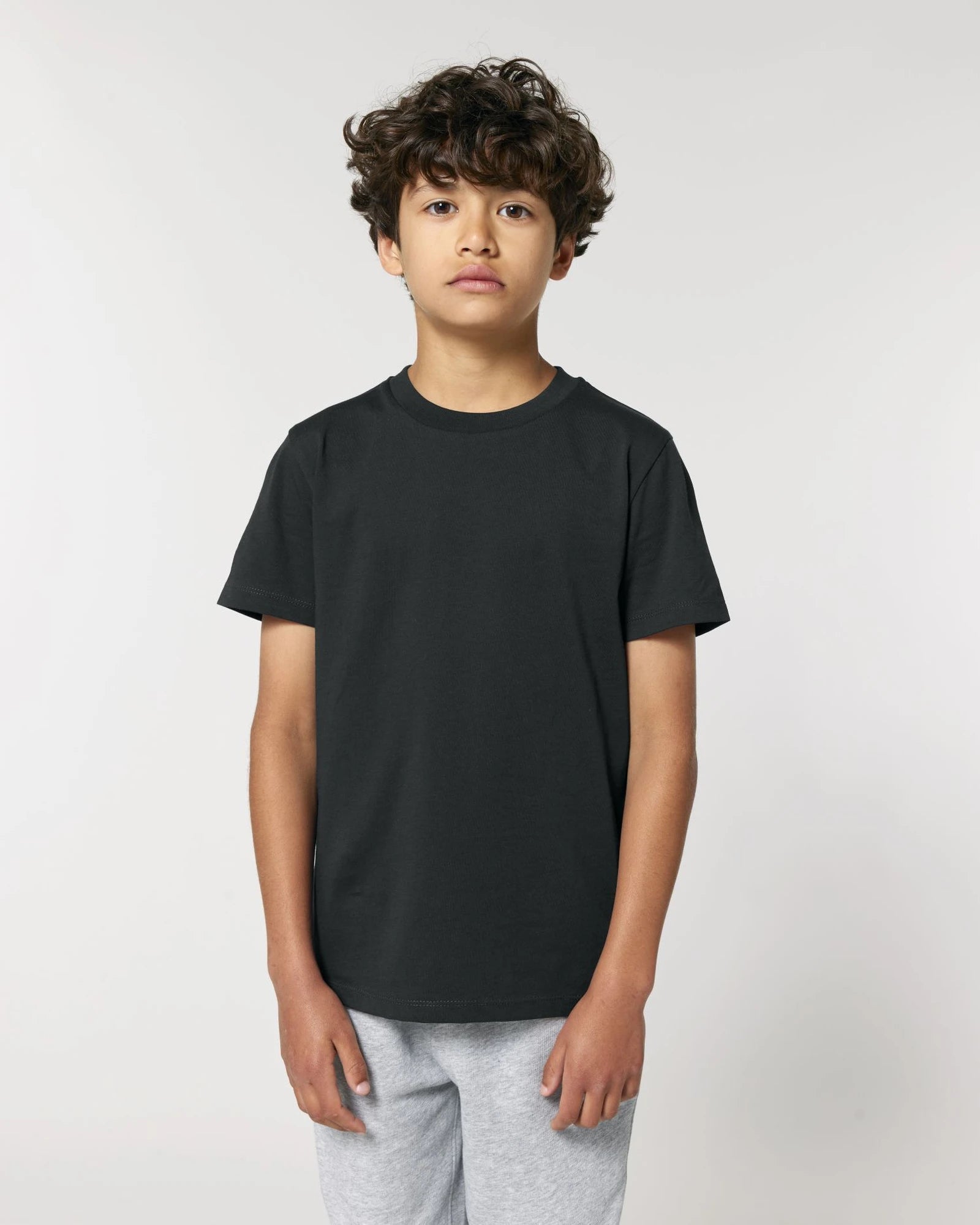 T-Shirt Kinder Bio-Baumwolle Stanley/Stella Mini Creator zum Personalisieren - Schwarz