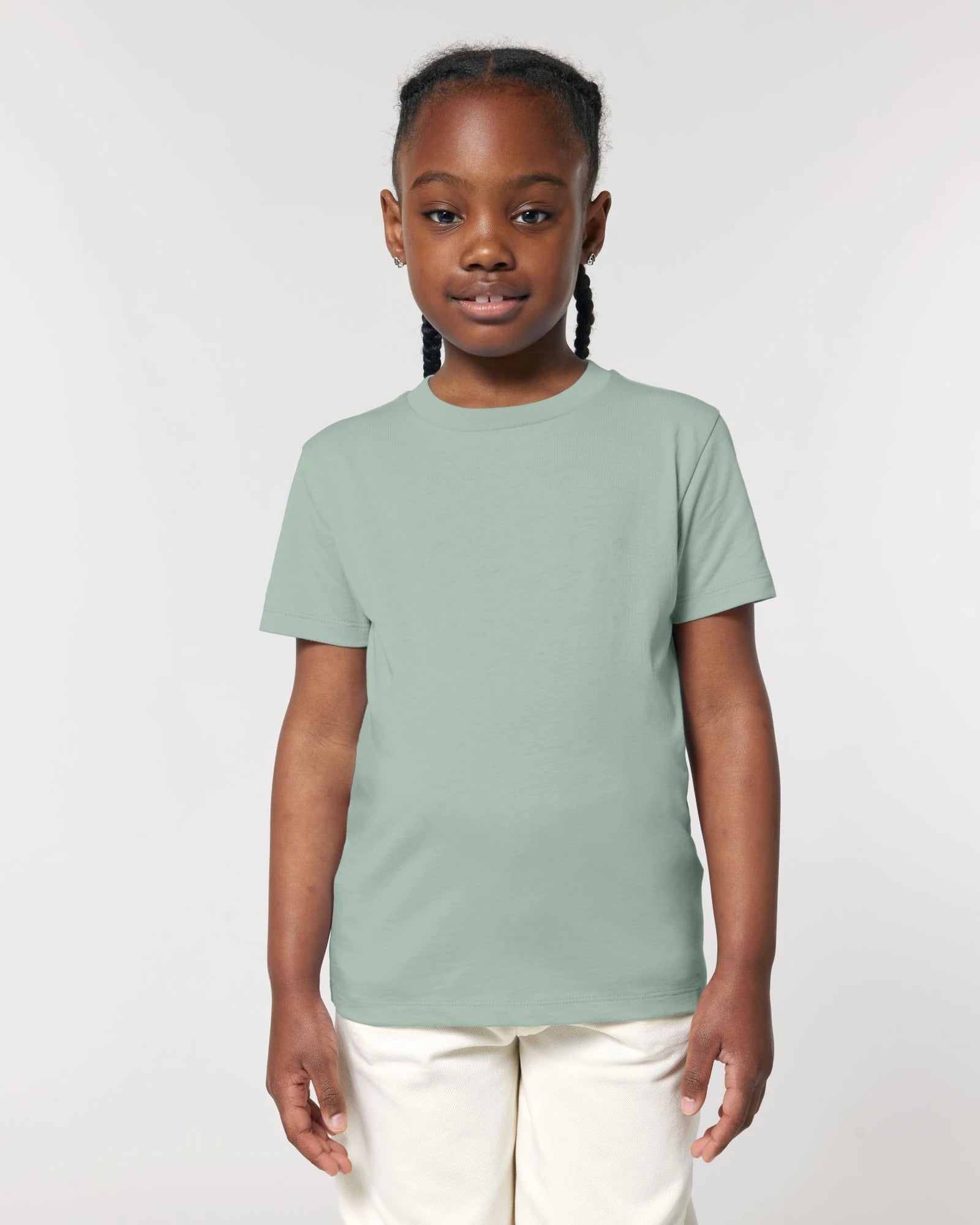 T-Shirt Kinder Bio-Baumwolle Stanley/Stella Mini Creator zum Personalisieren - Aloe