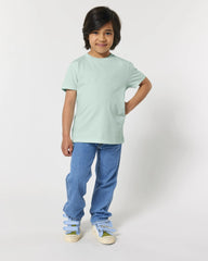T-Shirt Kinder Bio-Baumwolle Stanley/Stella Mini Creator zum Personalisieren - Karibisches Blau