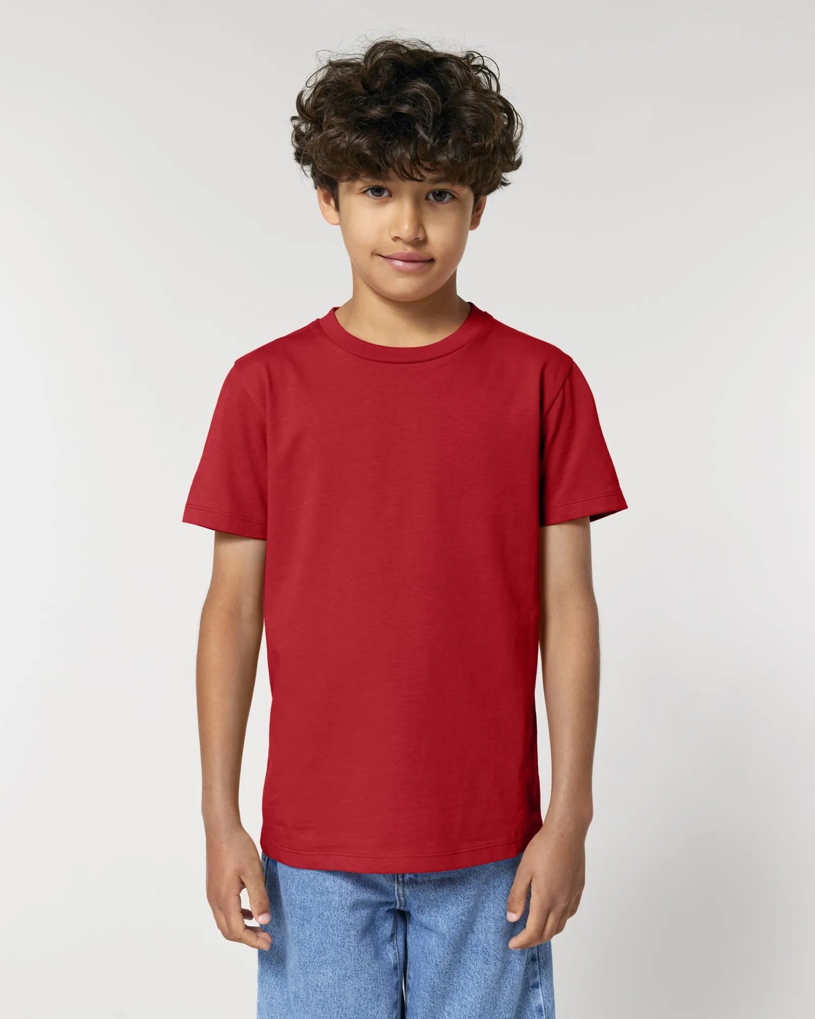 T-Shirt Kinder Bio-Baumwolle Stanley/Stella Mini Creator zum Personalisieren - Rot