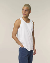 Tanktop Bio-Baumwolle Stanley/Stella Stancer zum Personalisieren - Weiß