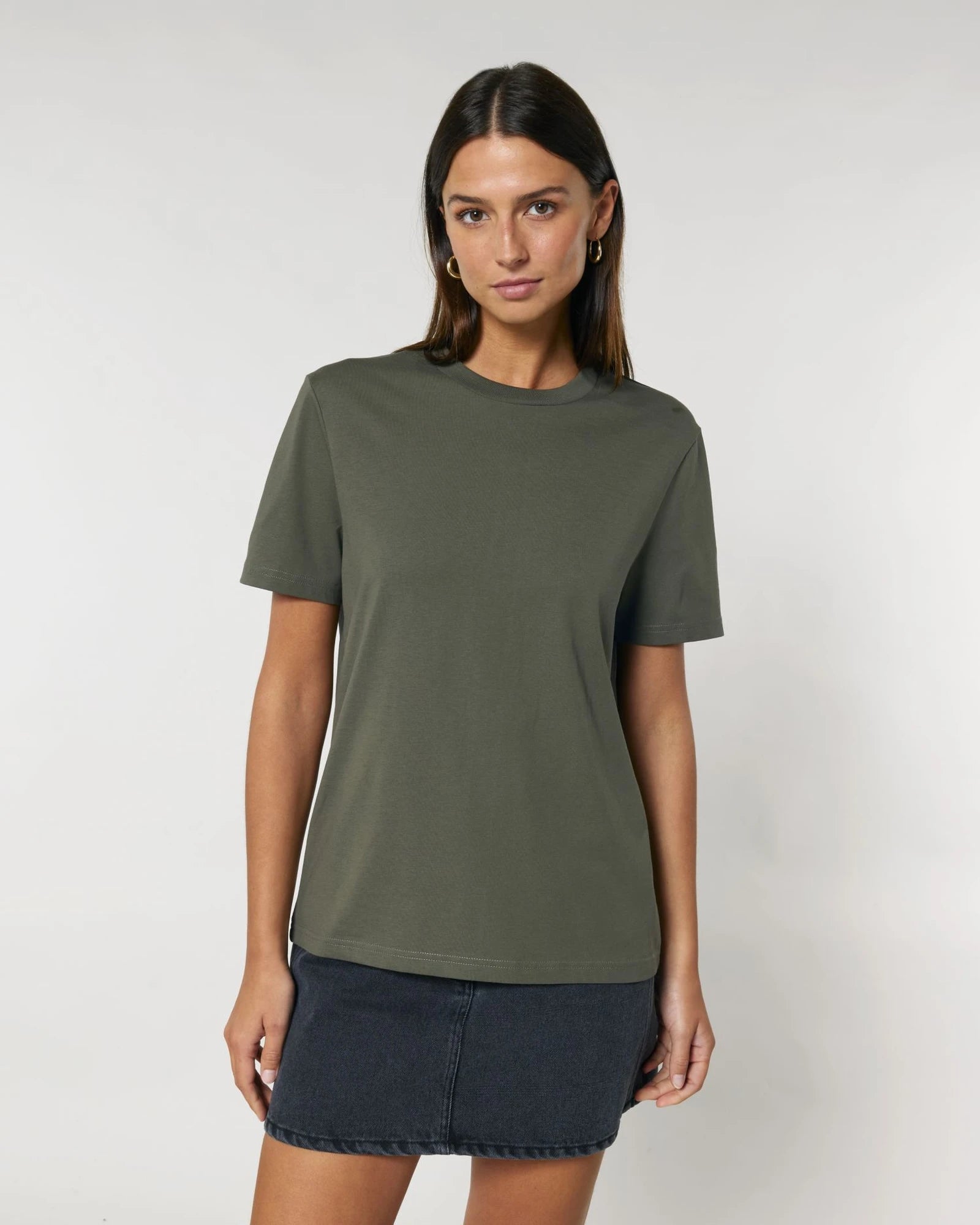 T-Shirt Bio-Baumwolle Stanley/Stella Creator 2.0 zum Personalisieren - Khaki