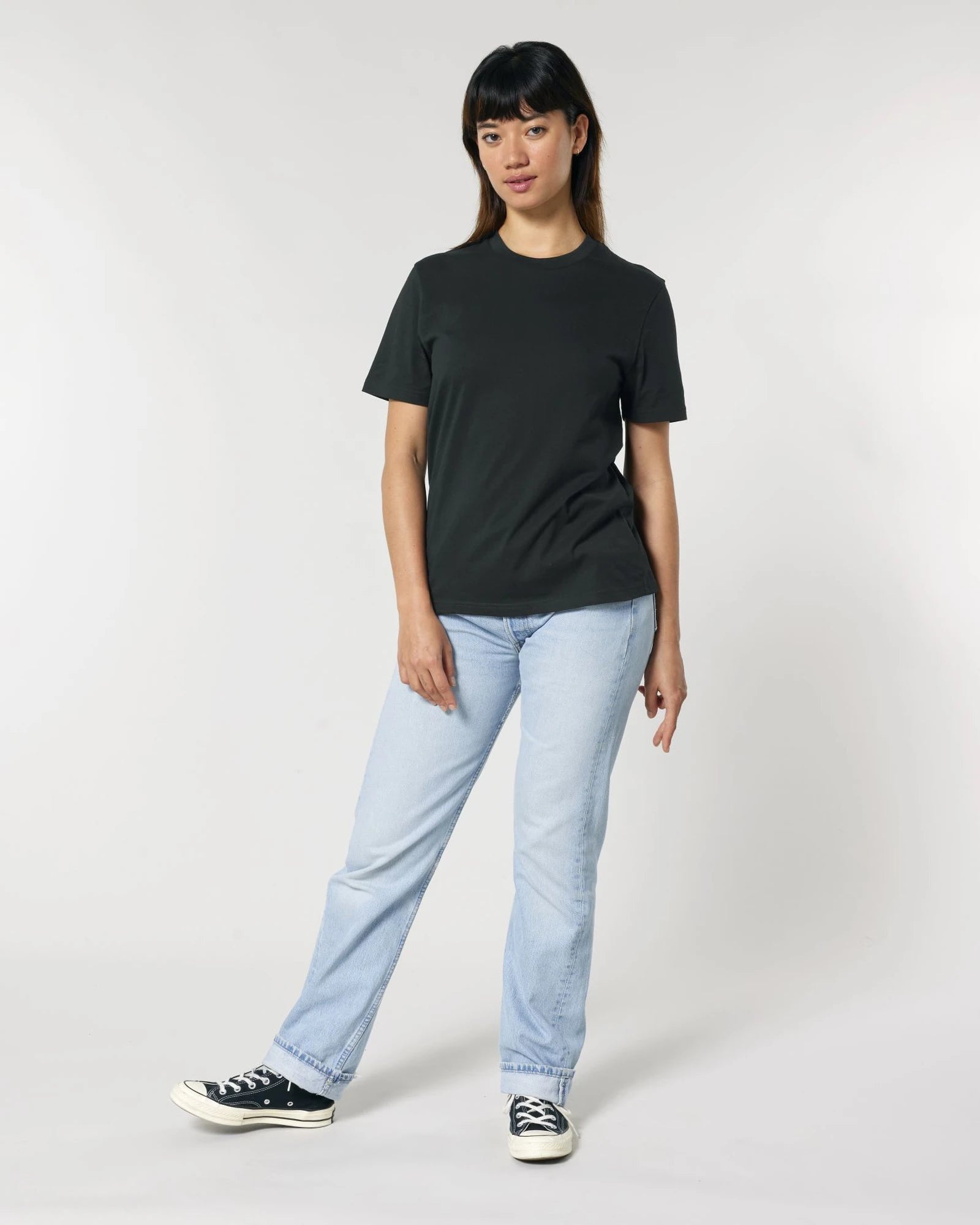 T-Shirt Bio-Baumwolle Stanley/Stella Creator 2.0 zum Personalisieren - Schwarz