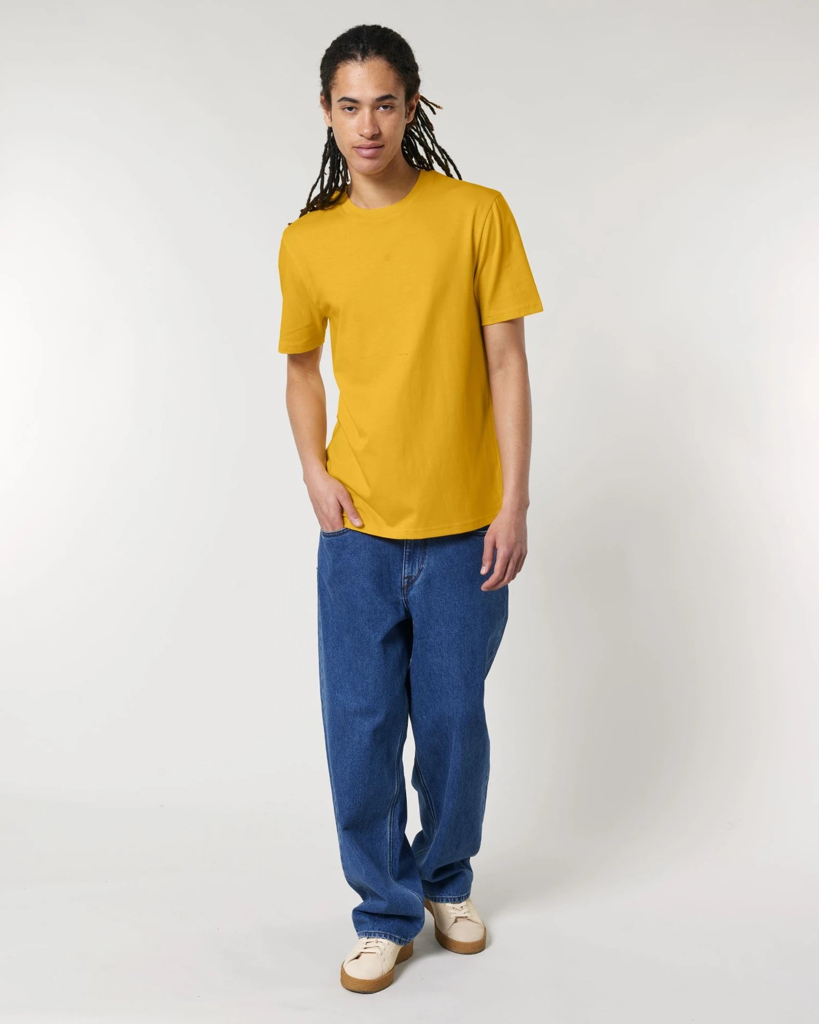 T-Shirt Bio-Baumwolle Stanley/Stella Creator 2.0 zum Personalisieren - Spektralgelb