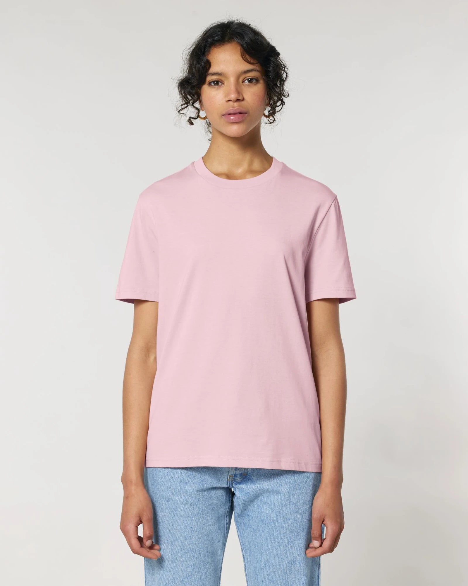 T-Shirt Bio-Baumwolle Stanley/Stella Creator 2.0 zum Personalisieren - Baumwollrosa