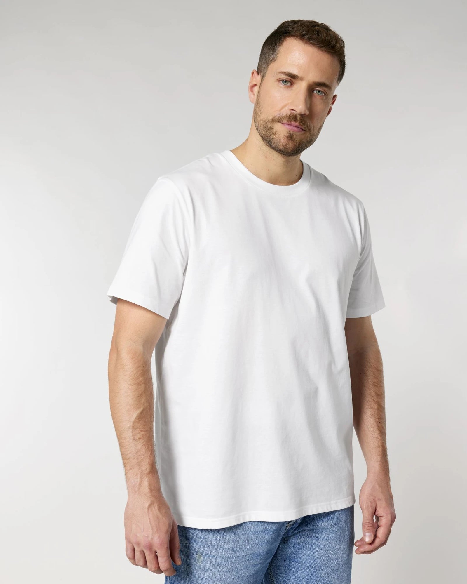 T-Shirt Bio-Baumwolle Stanley/Stella Creator 2.0 zum Personalisieren - Weiß