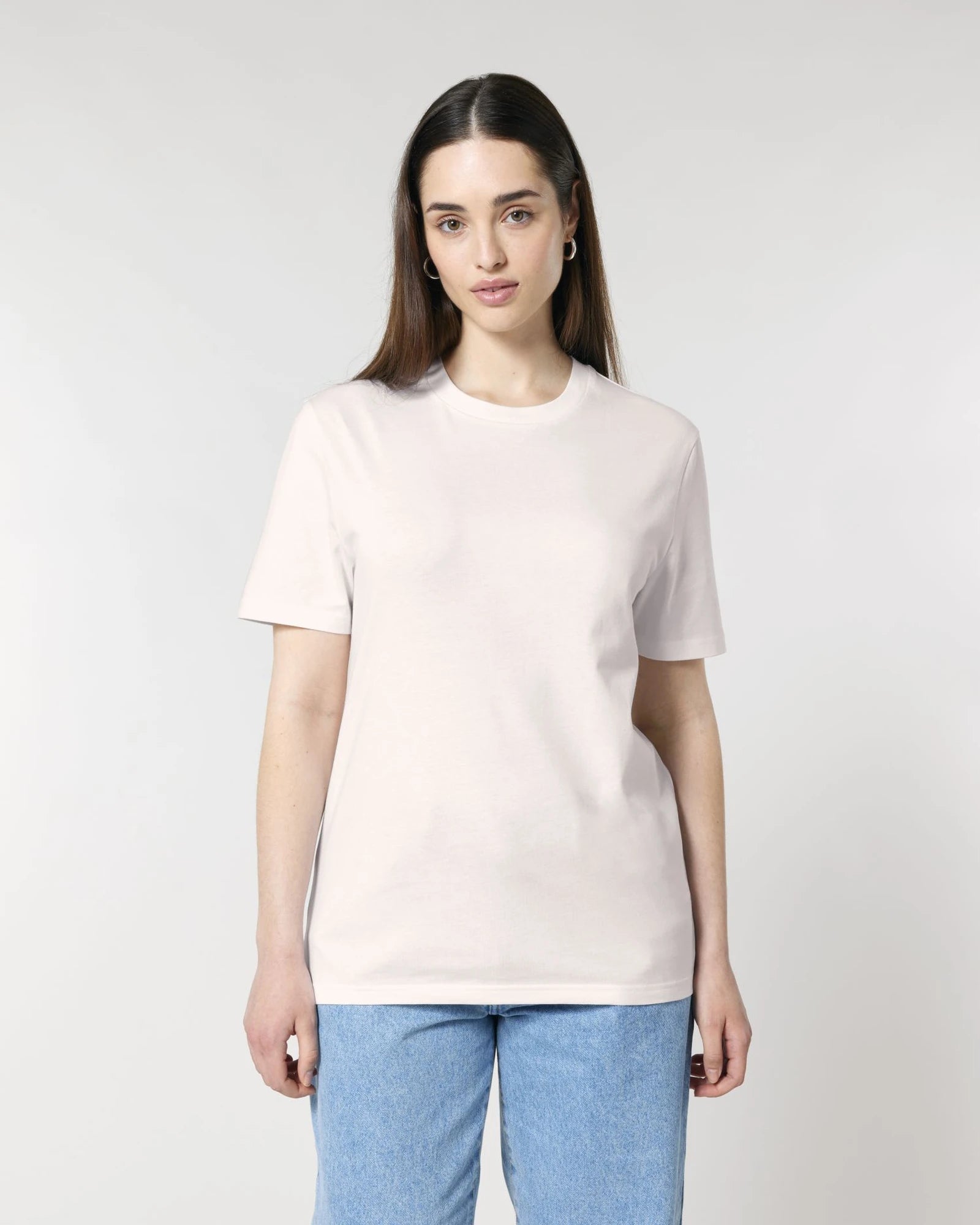 T-Shirt Bio-Baumwolle Stanley/Stella Creator 2.0 zum Personalisieren - Vintage Weiß