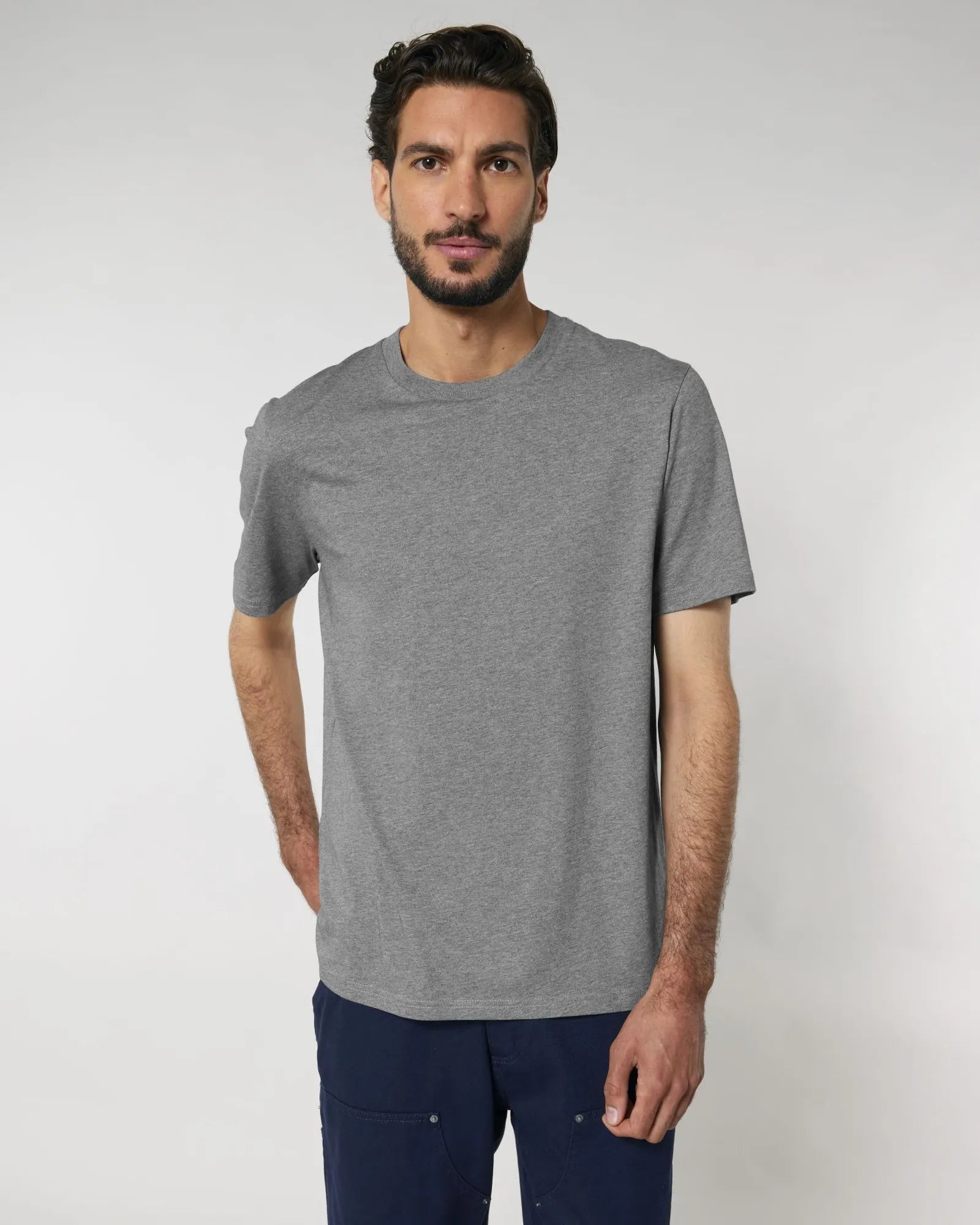 T-Shirt Bio-Baumwolle Stanley/Stella Creator 2.0 zum Personalisieren - Mittelgrau