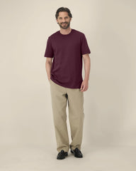 T-Shirt Bio-Baumwolle Stanley/Stella Creator 2.0 zum Personalisieren - Dunkles Pflaumen