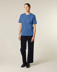 T-Shirt Bio-Baumwolle Stanley/Stella Creator 2.0 zum Personalisieren - Achtsames Blau