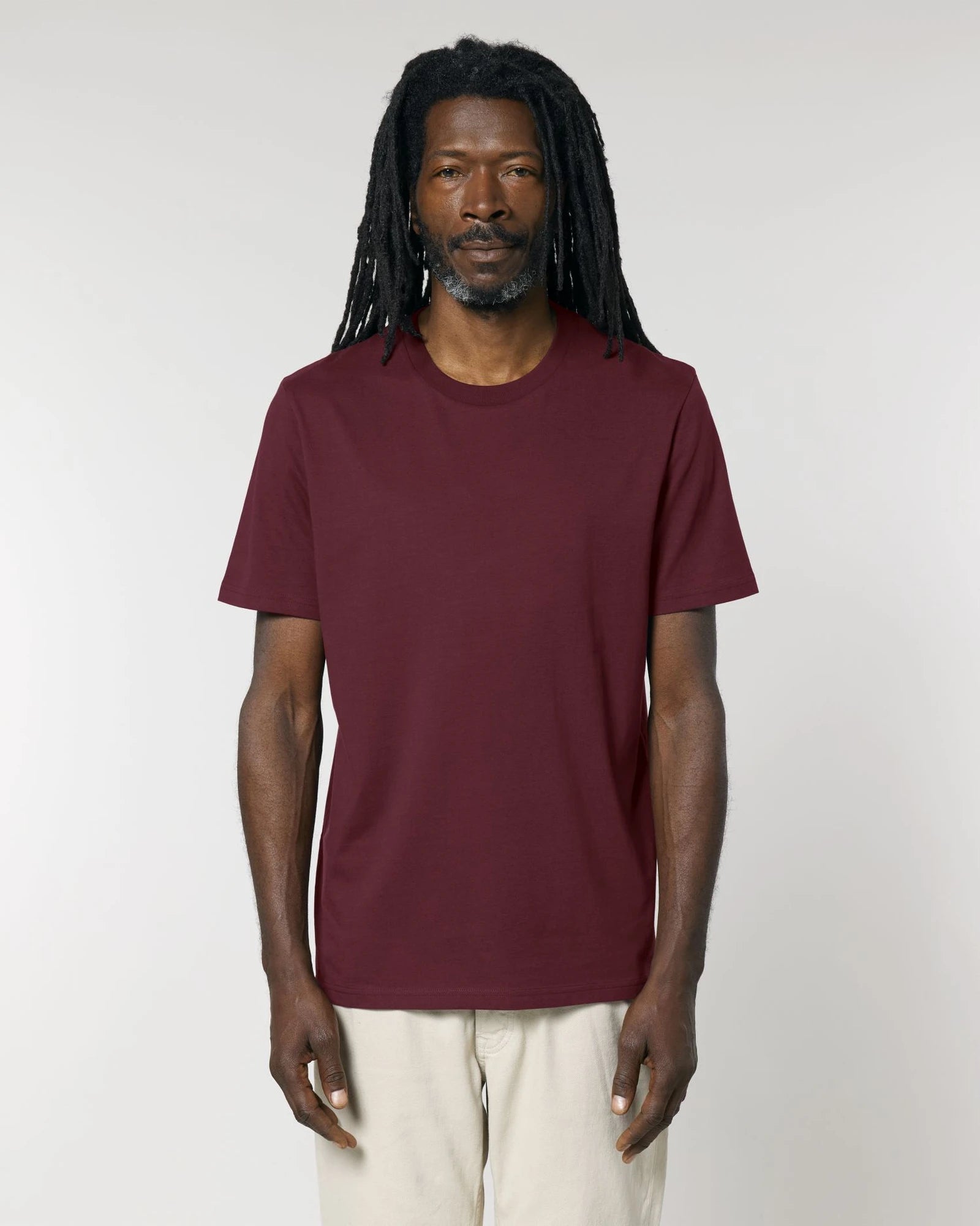 T-Shirt Bio-Baumwolle Stanley/Stella Creator 2.0 zum Personalisieren - Bordeaux