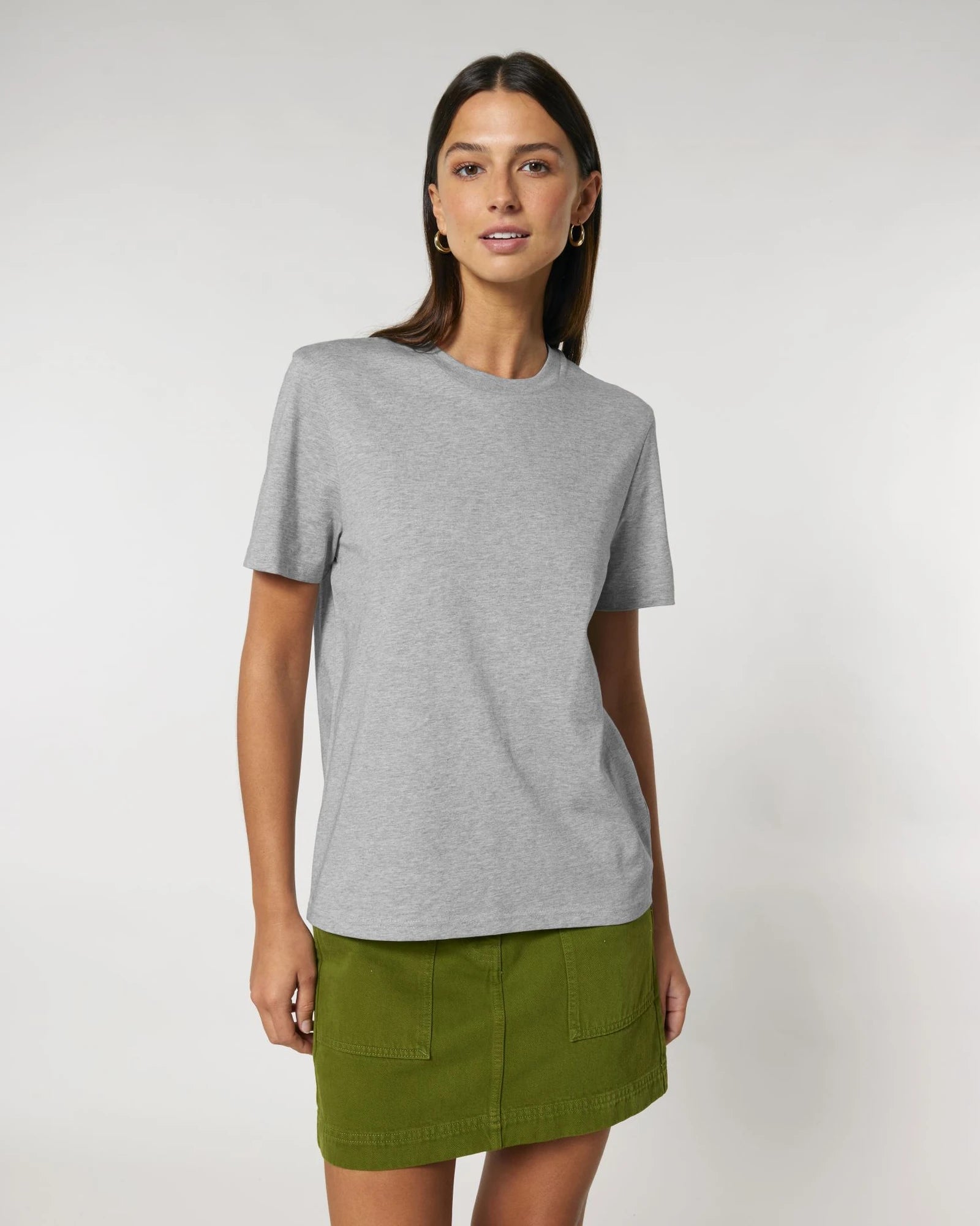 T-Shirt Bio-Baumwolle Stanley/Stella Creator 2.0 zum Personalisieren - Mélange Grau