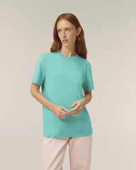 T-Shirt Bio-Baumwolle Stanley/Stella Creator 2.0 zum Personalisieren - Poolblau