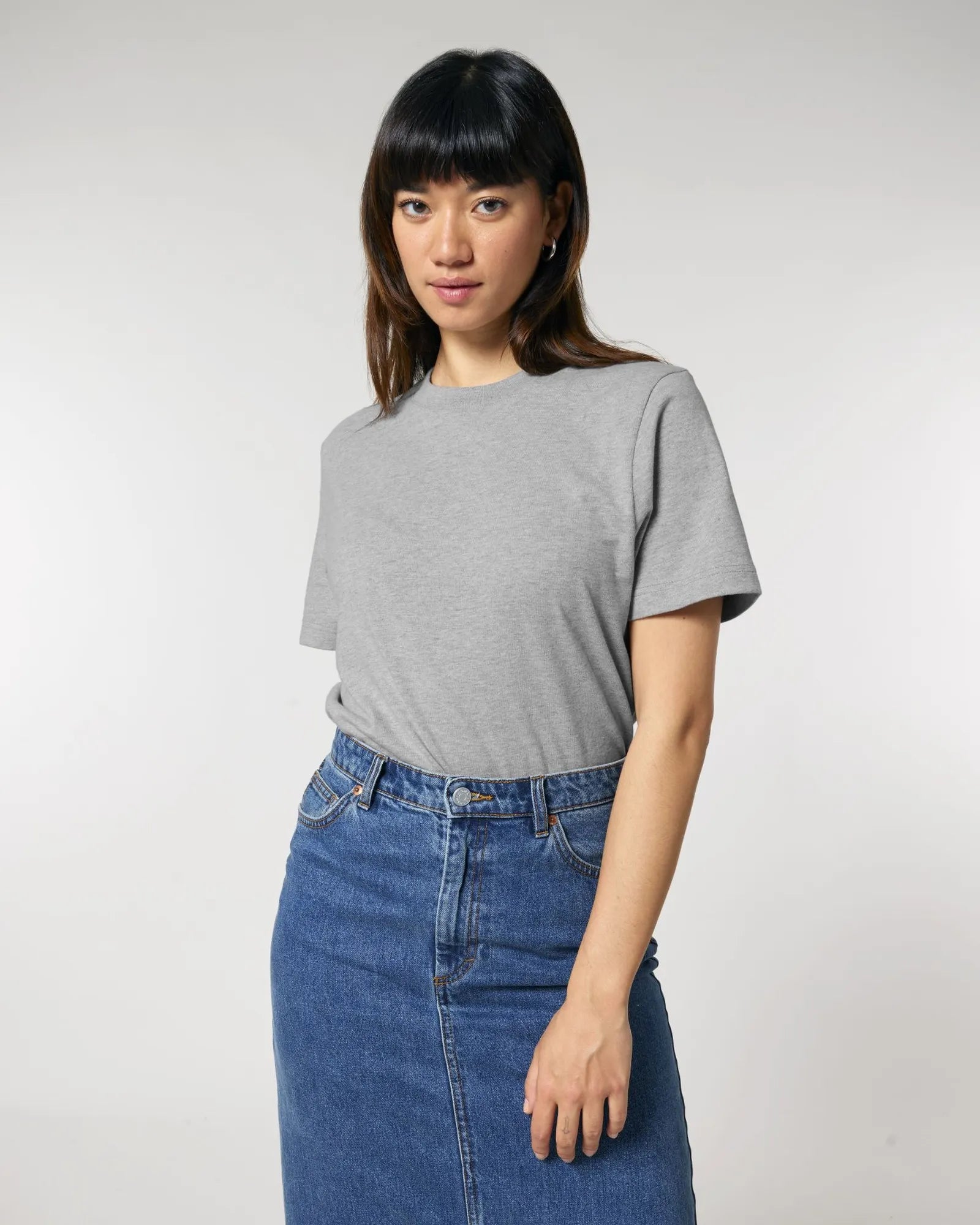 T-Shirt Bio-Baumwolle Stanley/Stella Sparker 2.0 zum Personalisieren - Mélange Grau