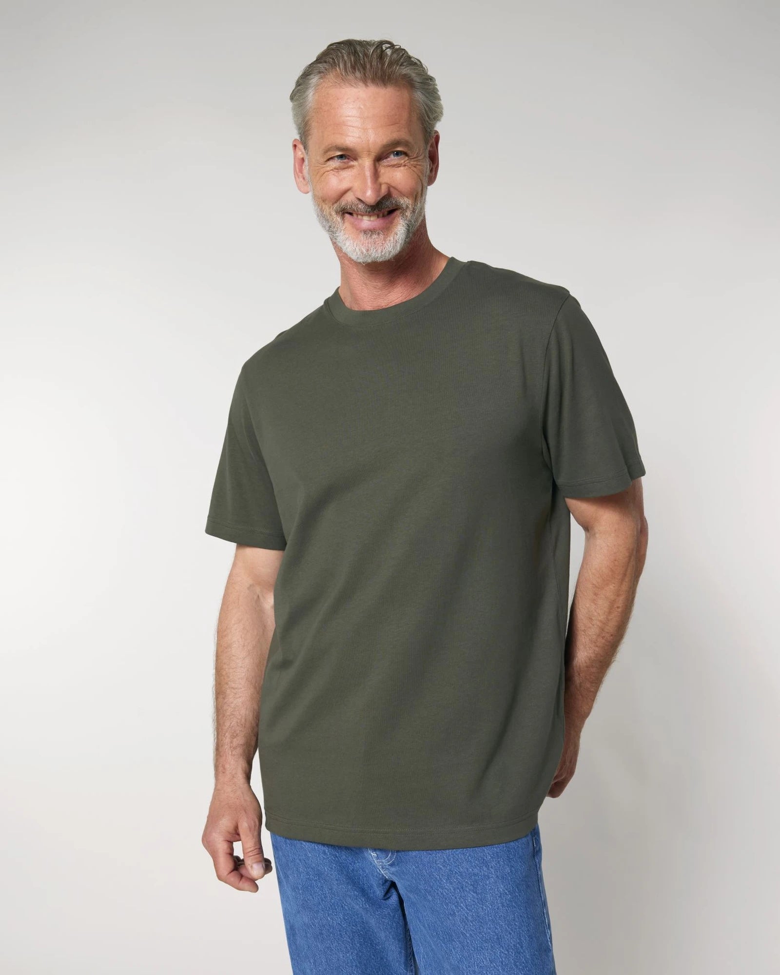 T-Shirt Bio-Baumwolle Stanley/Stella Sparker 2.0 zum Personalisieren - Khaki