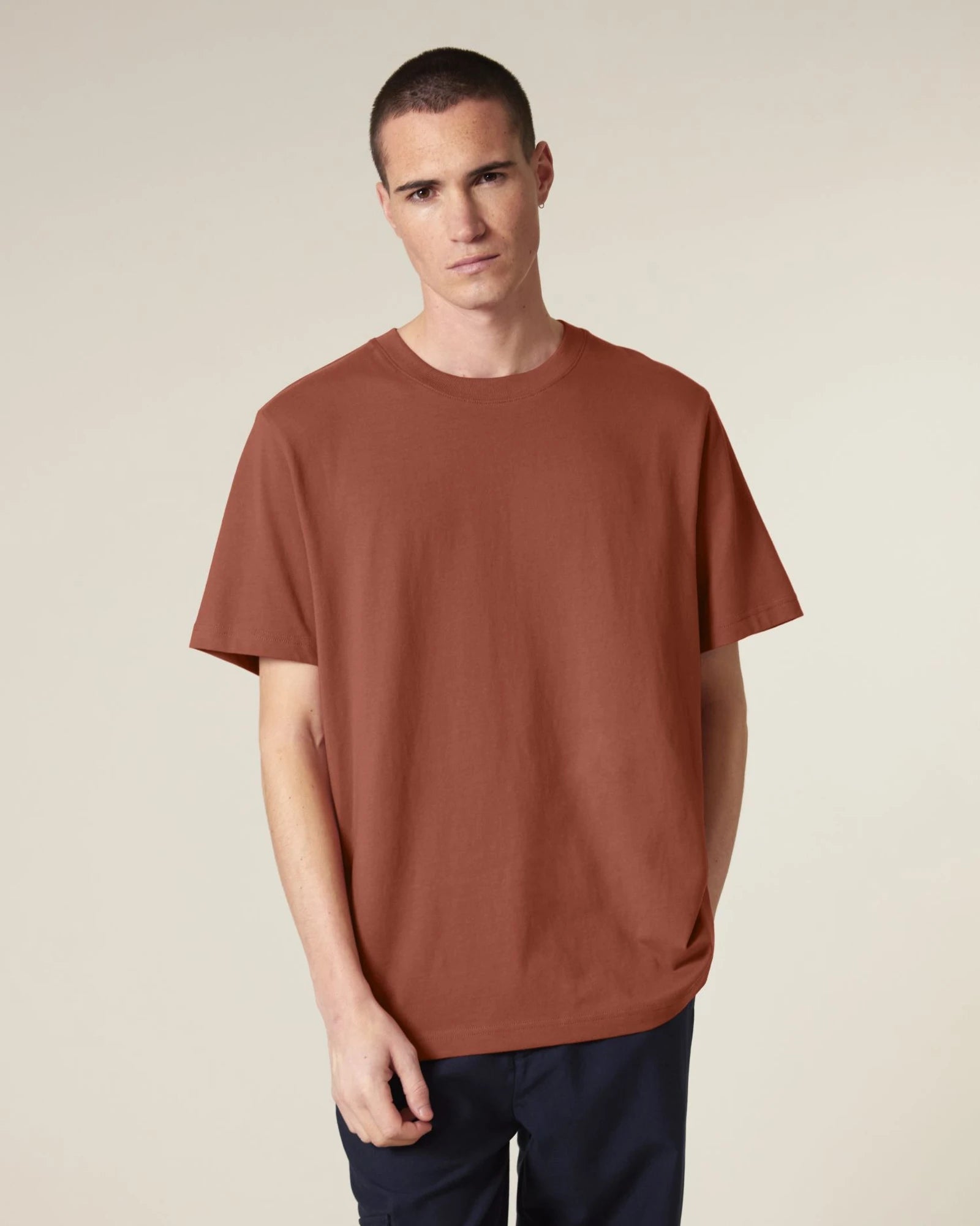 T-Shirt Bio-Baumwolle Stanley/Stella Sparker 2.0 zum Personalisieren - Heritage Brown