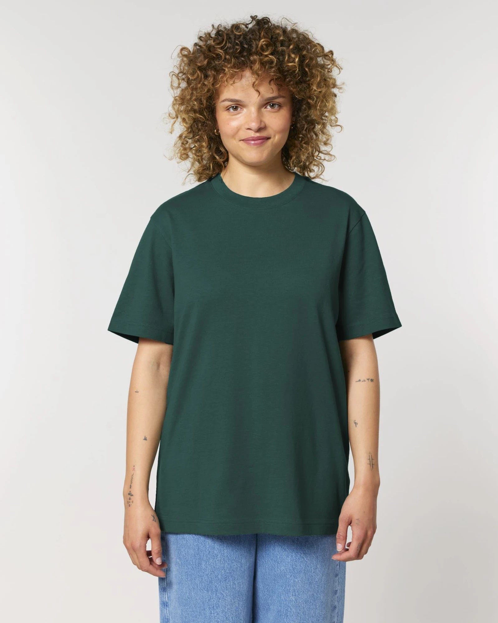 T-Shirt Bio-Baumwolle Stanley/Stella Sparker 2.0 zum Personalisieren - Glasiertes Grün