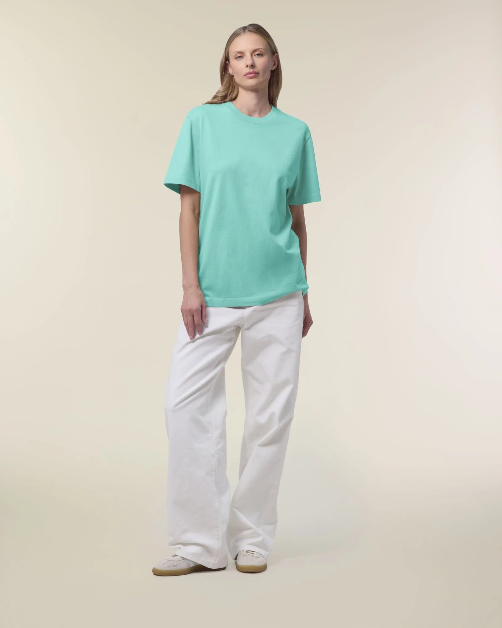 T-Shirt Bio-Baumwolle Stanley/Stella Sparker 2.0 zum Personalisieren - Poolblau
