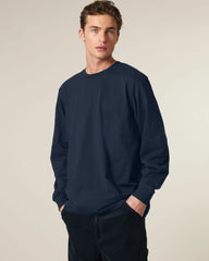 T-Shirt langarm Bio-Baumwolle Stanley/Stella Freestyler zum Personalisieren - Französische Marine