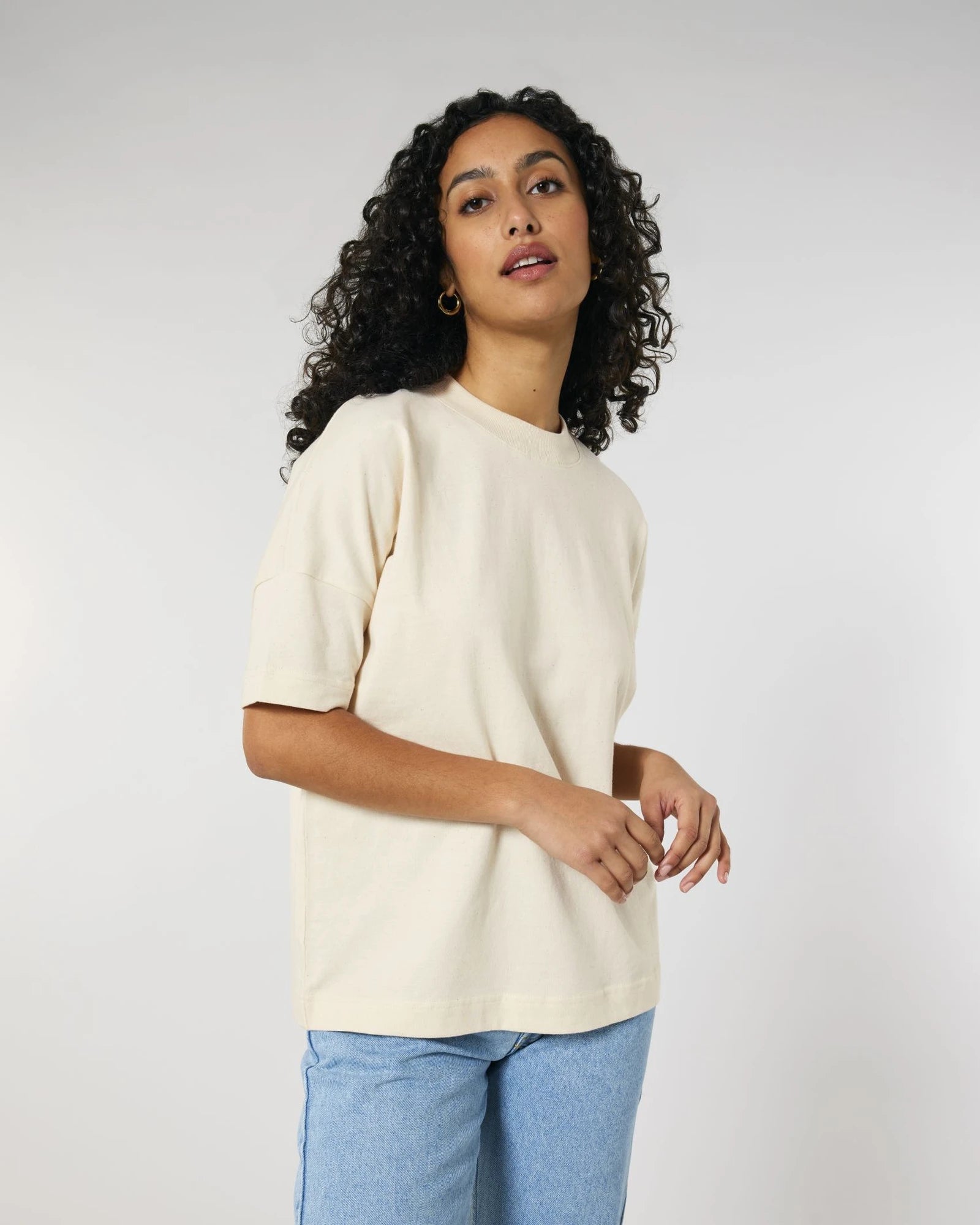 T-Shirt Bio-Baumwolle Stanley/Stella Blaster zum Personalisieren - Naturroh