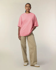 T-Shirt Bio-Baumwolle Stanley/Stella Blaster 2.0 zum Personalisieren - Rosa Freude