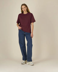 T-Shirt Bio-Baumwolle Stanley/Stella Breezer zum Personalisieren - Bordeaux