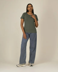 T-Shirt Bio-Baumwolle Stanley/Stella Expresser 2.0 zum Personalisieren - Khaki