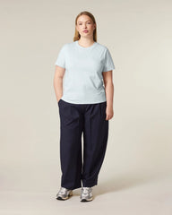 T-Shirt langarm Bio-Baumwolle Stanley/Stella Muser zum Personalisieren - Blaues Eis