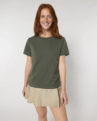 T-Shirt langarm Bio-Baumwolle Stanley/Stella Muser zum Personalisieren - Khaki