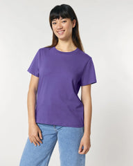 T-Shirt langarm Bio-Baumwolle Stanley/Stella Muser zum Personalisieren - Lila Liebe