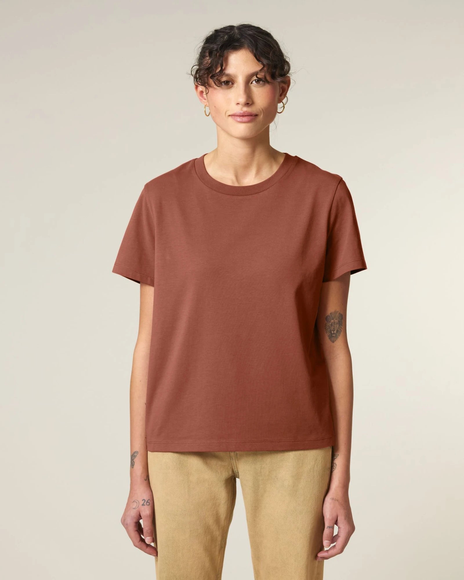 T-Shirt langarm Bio-Baumwolle Stanley/Stella Muser zum Personalisieren - 38