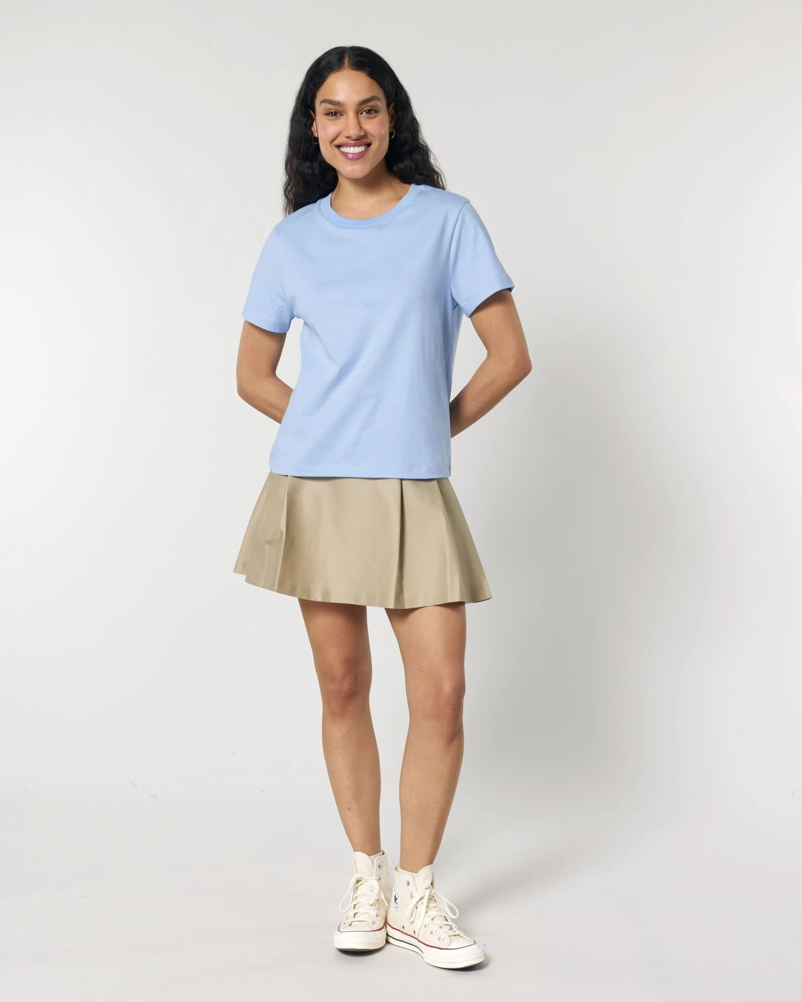T-Shirt langarm Bio-Baumwolle Stanley/Stella Muser zum Personalisieren - Blaue Seele