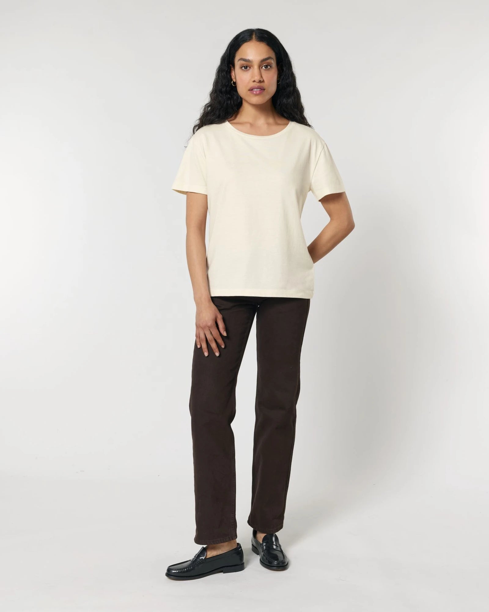 T-Shirt Bio-Baumwolle Stanley/Stella Serena zum Personalisieren - Naturroh